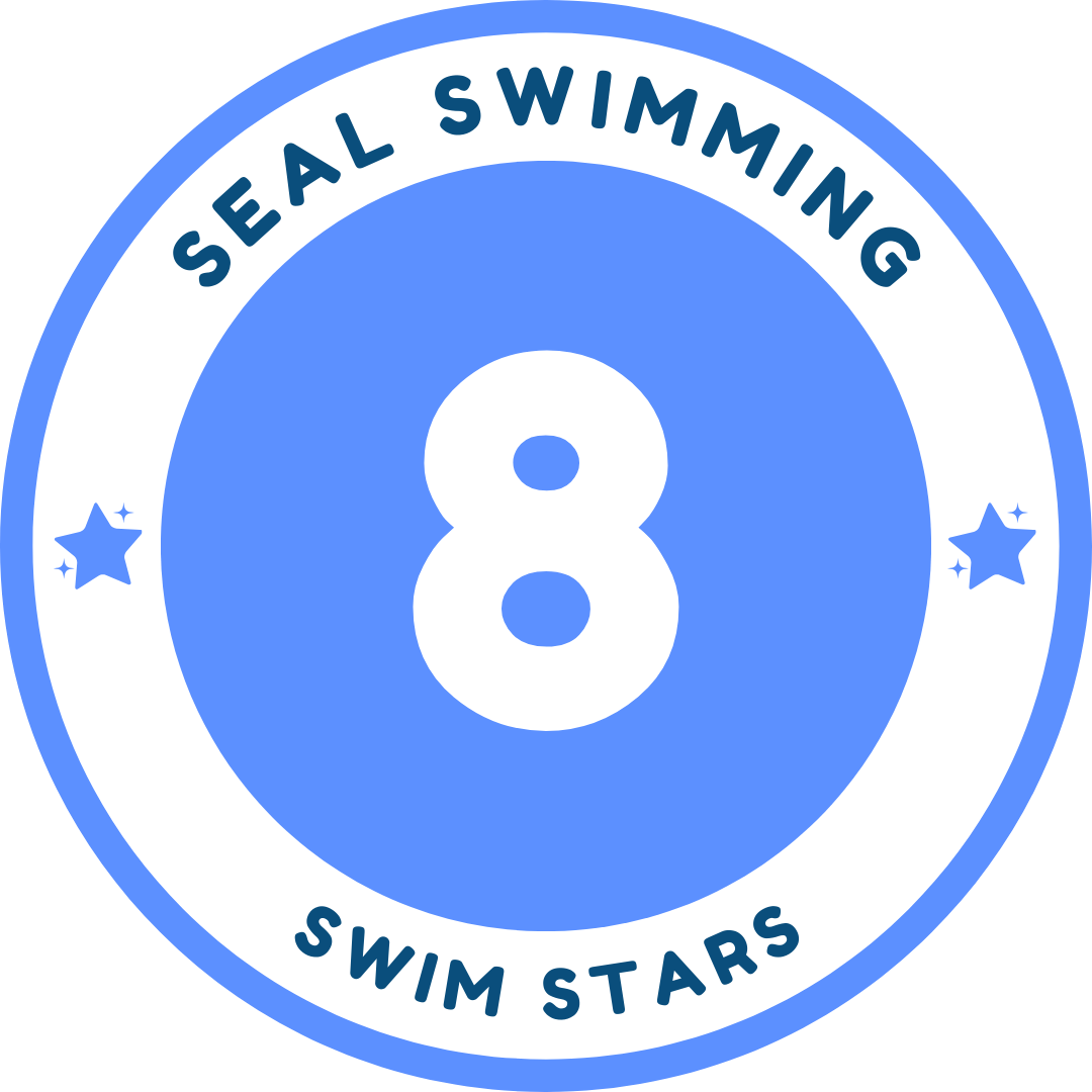 Swim Stars 8 official Seal Swimming badge