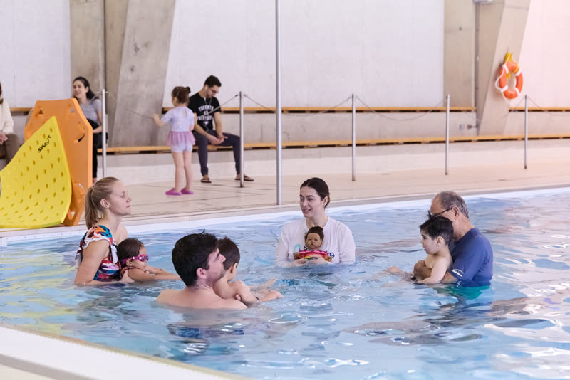 A Seal Swimming lesson at the North York pool.